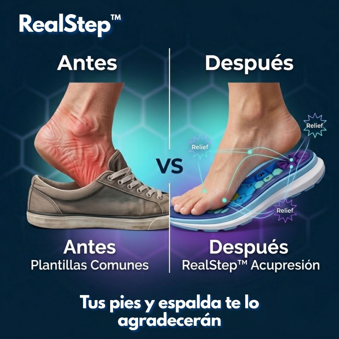 RealStep™ - Alivio real para tus pies