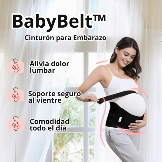 BabyBelt™: Alivio real para tu espalda y abdomen
